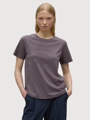 Ambel Peppercorn Purple Woman T-Shirt | Ecoalf