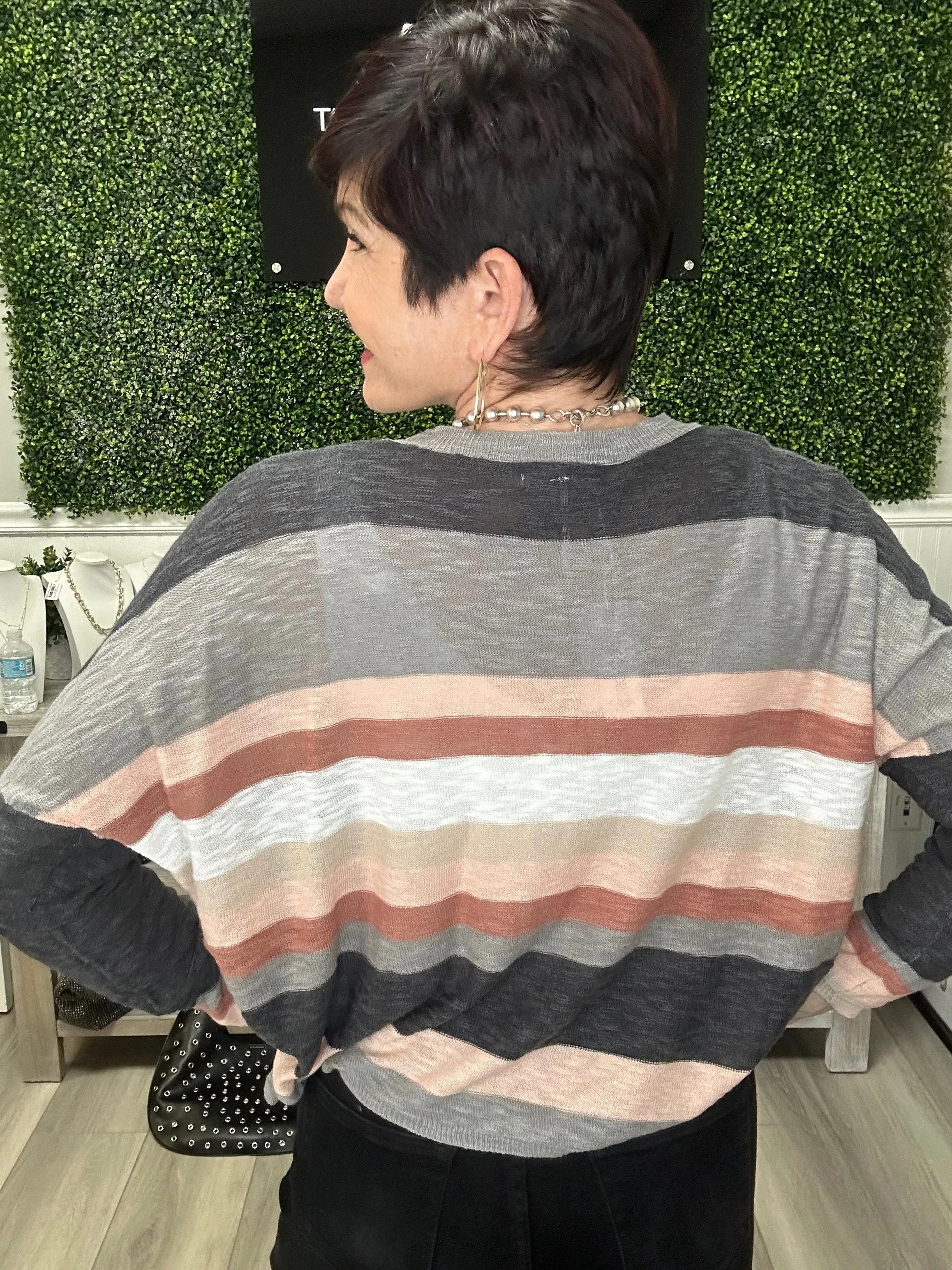 Clay Stripe Sweater