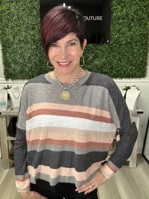Clay Stripe Sweater