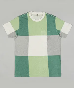Cotton Jersey Check Tee