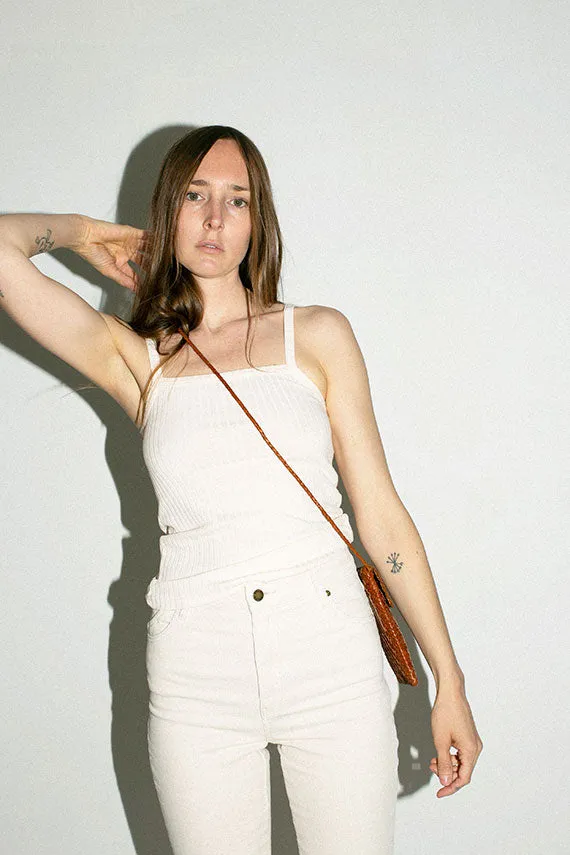 Cream Lupa Tank Top