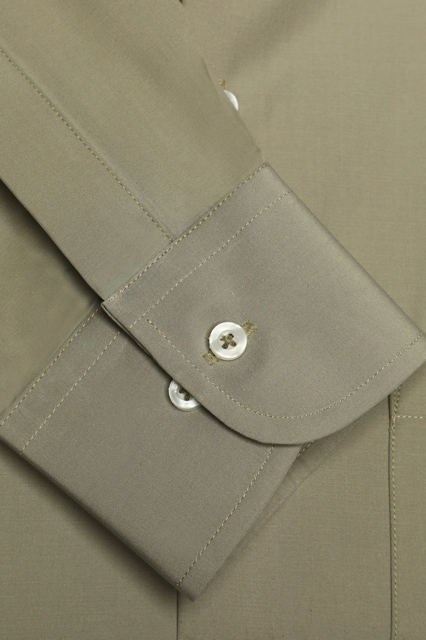 Dark Fawn Plain Formal Autograph Shirt