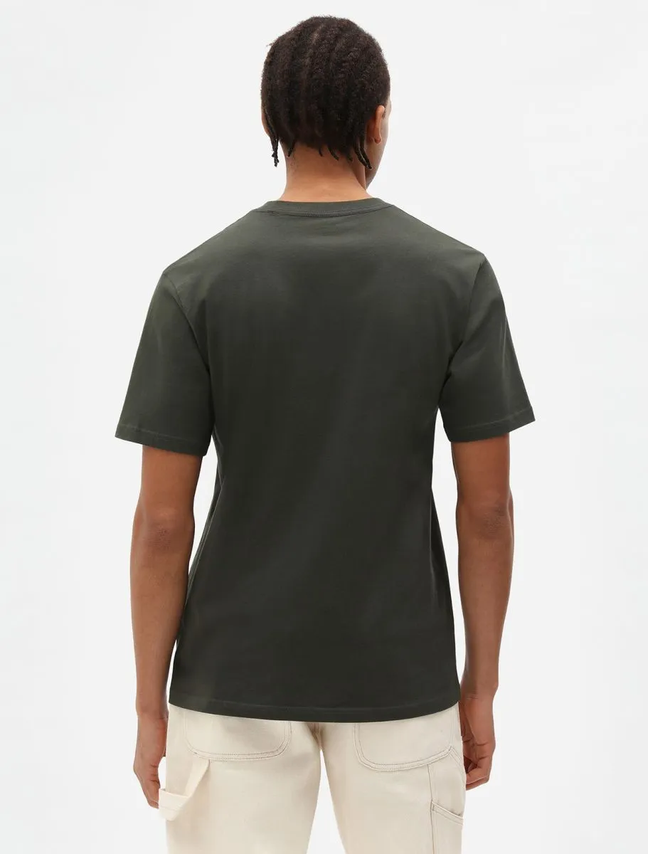 Dickies Men's Mapleton Short-Sleeve T-Shirt Olive Green DK0A4XDB0GX1