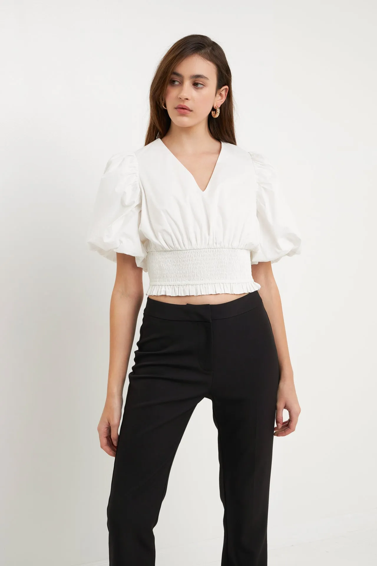 Endless Rose - Smocked waist Top