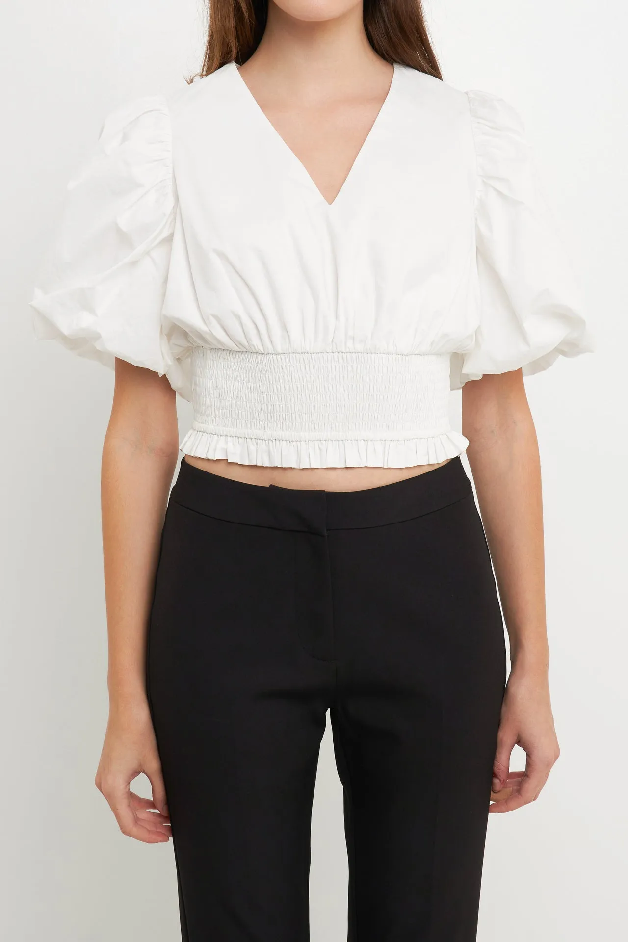 Endless Rose - Smocked waist Top