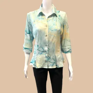 FM COLLECTION LIME BLOUSE