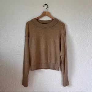 Free People Kora Cashmere Crew Sweater In Vintage Linen