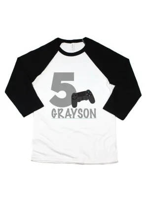 Gamer Birthday Raglan