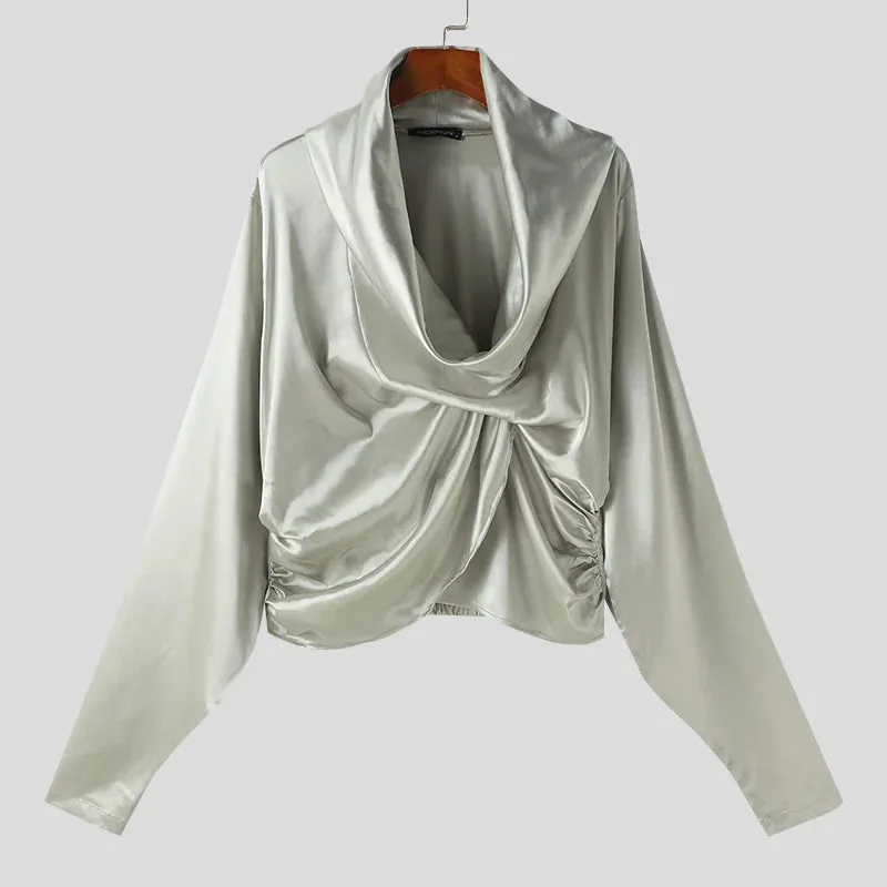 Gathered Long Sleeve Top