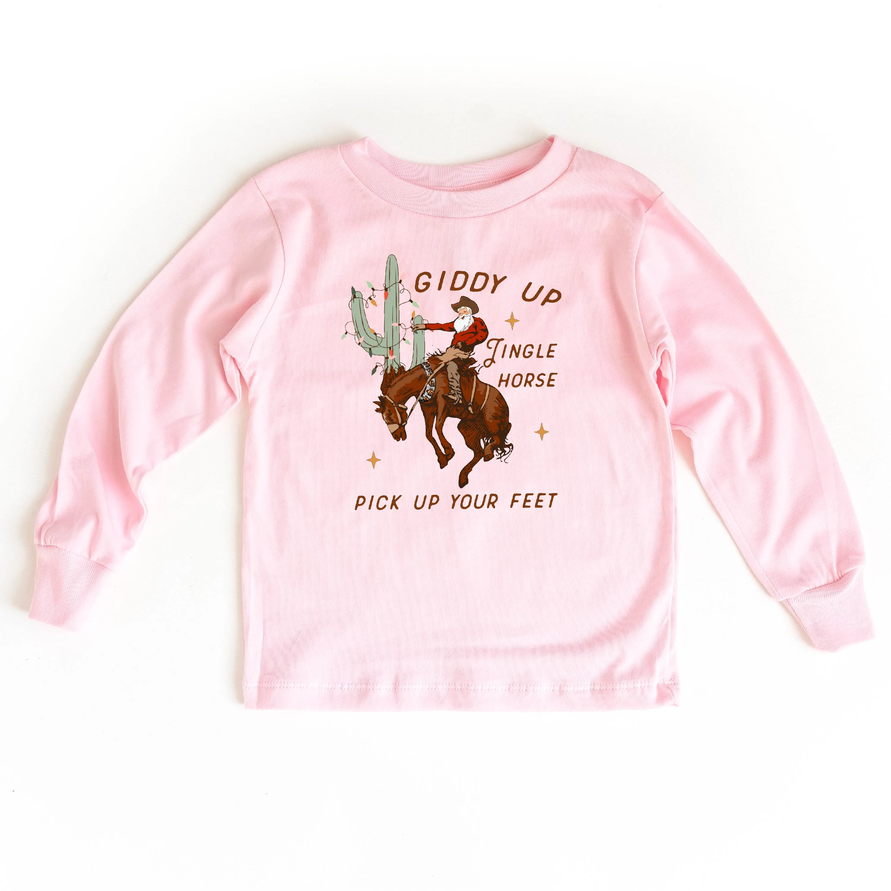 Giddy Up Jingle Horse - Child LONG SLEEVE Tee