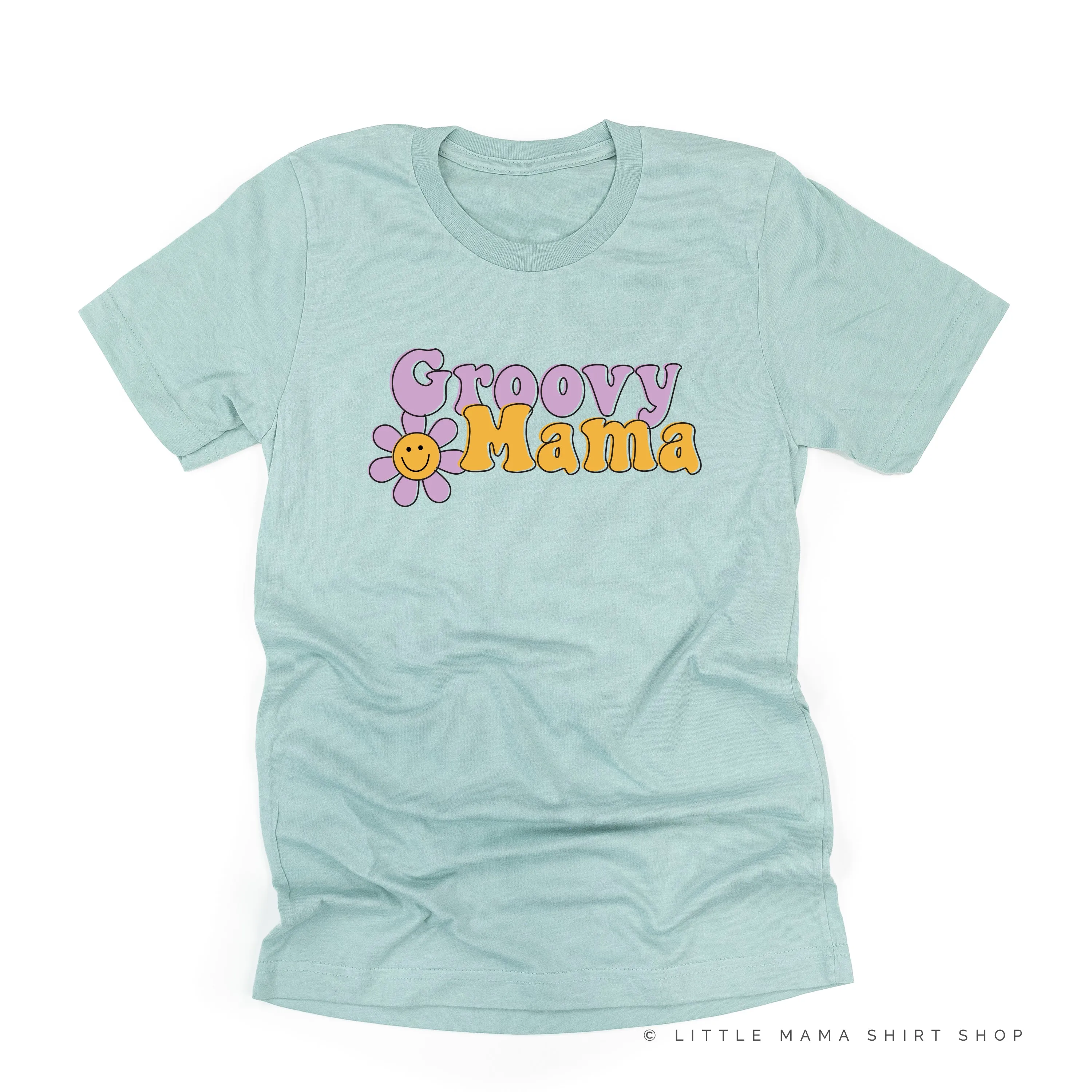 GROOVY MAMA (Purple/Yellow)- Unisex Tee