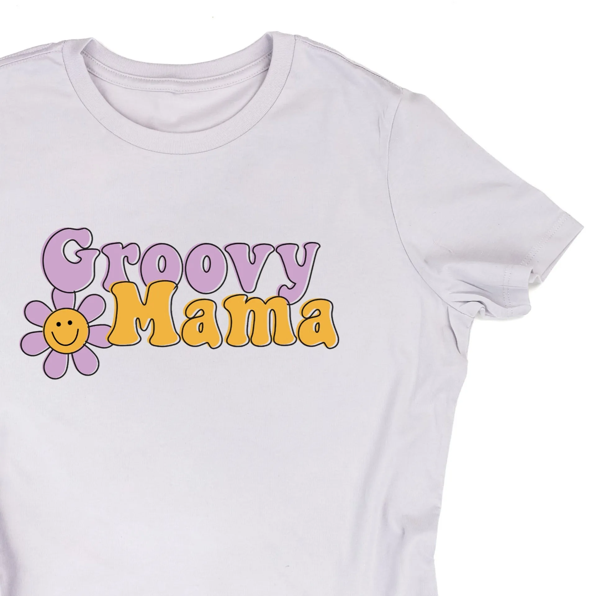 GROOVY MAMA (Purple/Yellow)- Unisex Tee