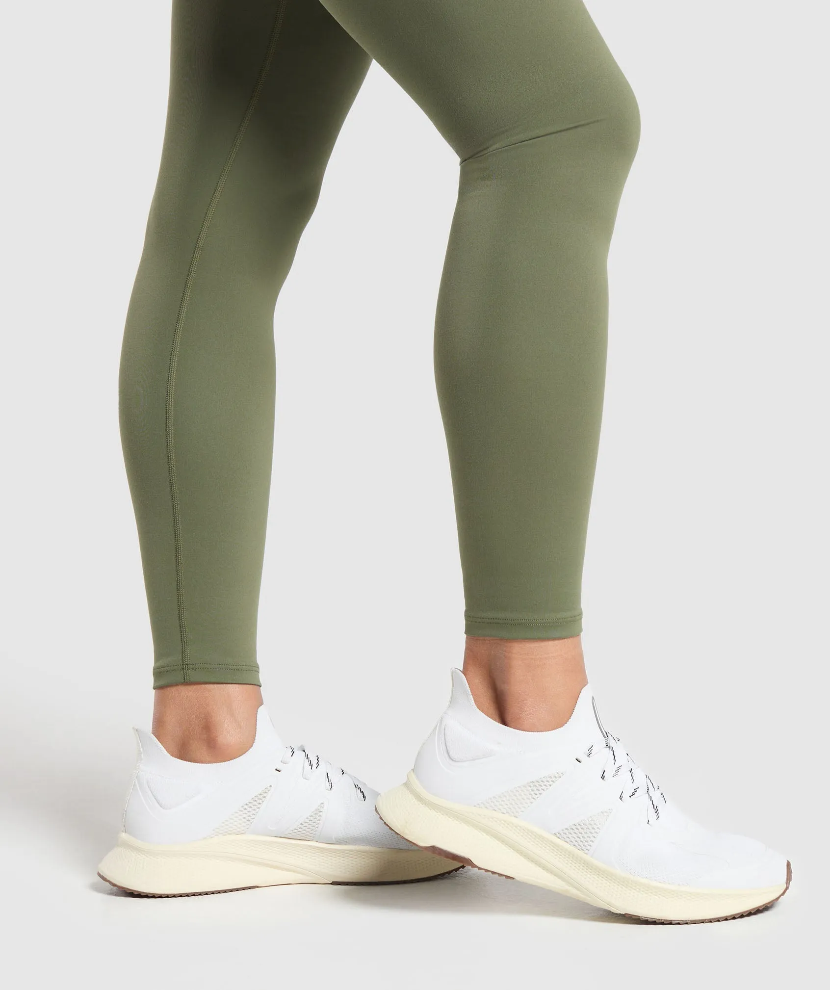 Gymshark Everyday Foldover Leggings - Core Olive