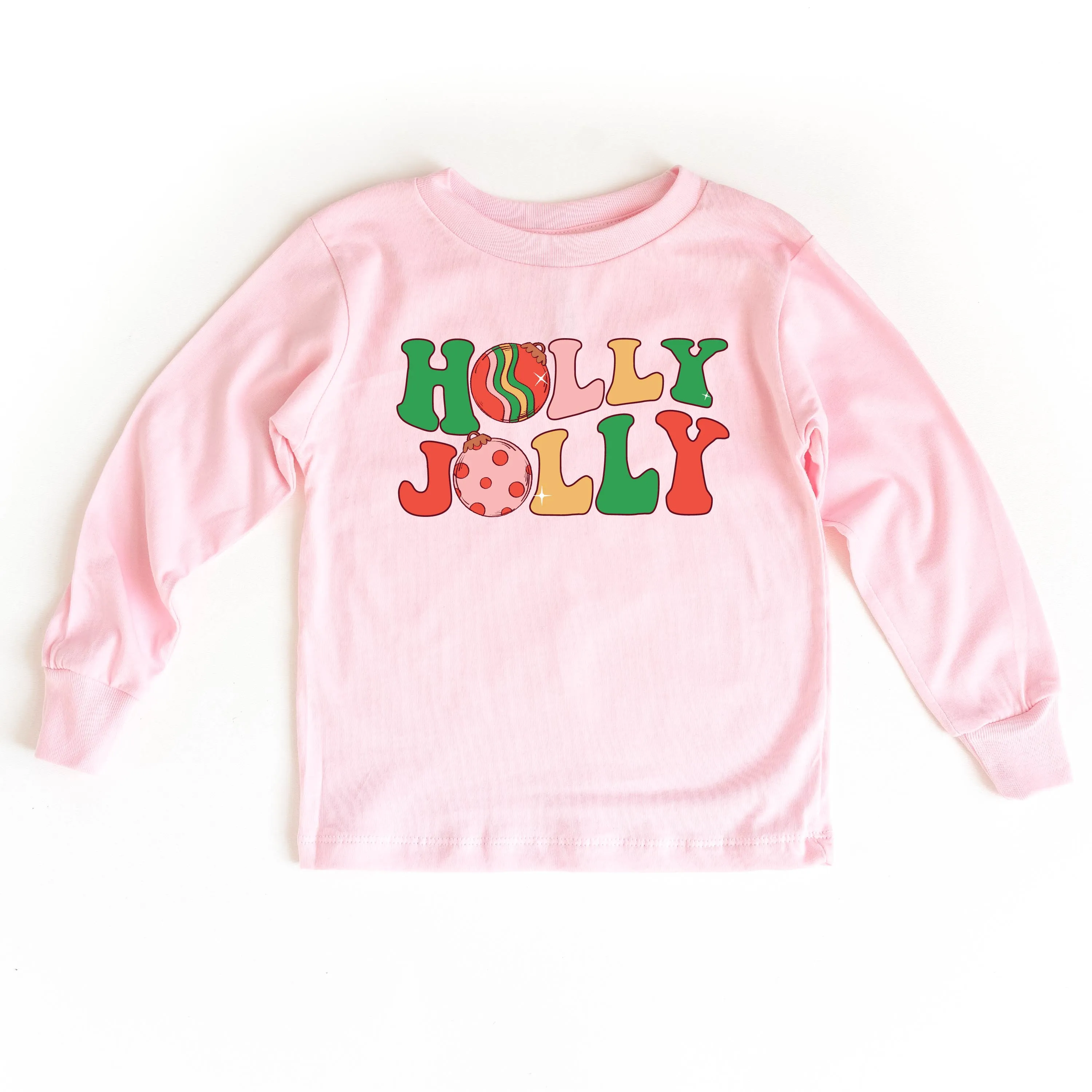Holly Jolly - Child LONG SLEEVE Tee