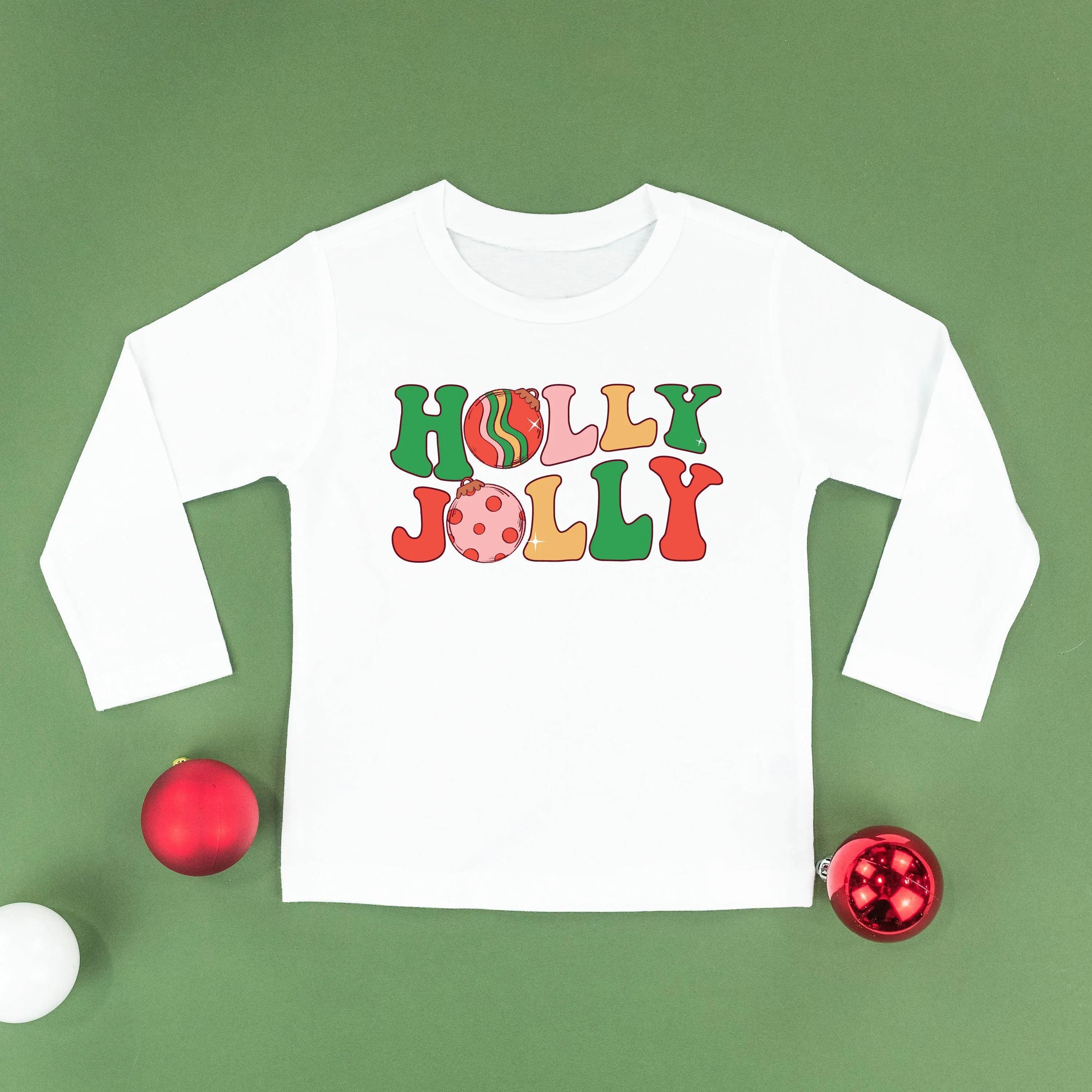 Holly Jolly - Child LONG SLEEVE Tee