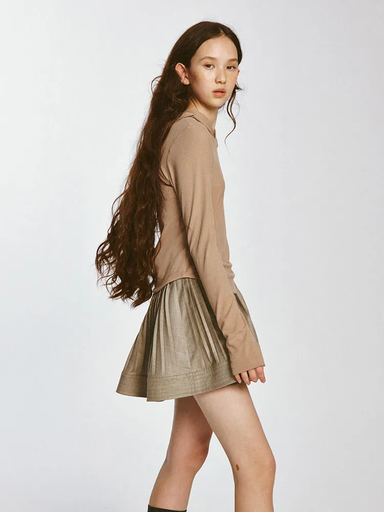 Lazy Relaxed Slim Knitted Top