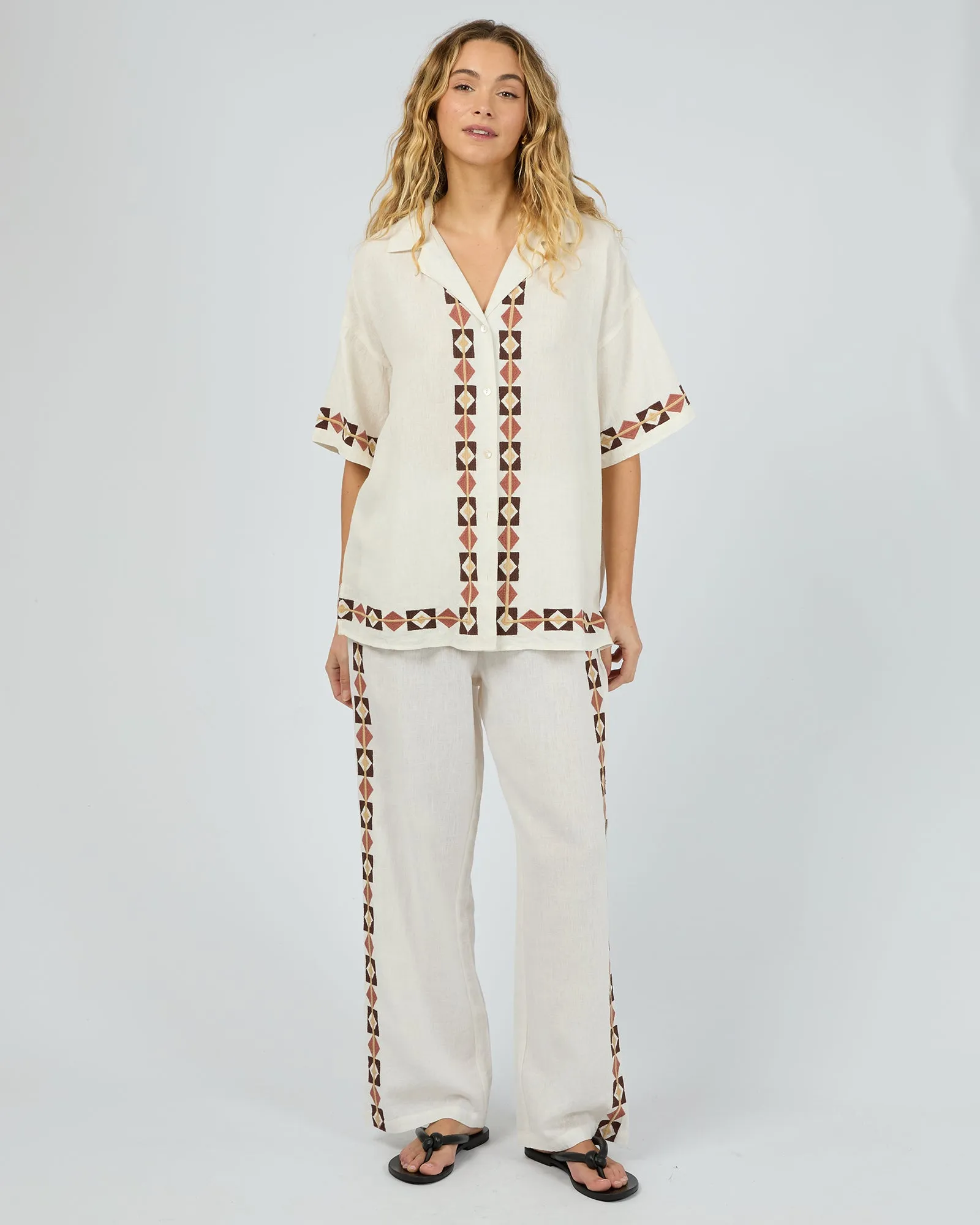 Los Cabos Shirt Vintage White