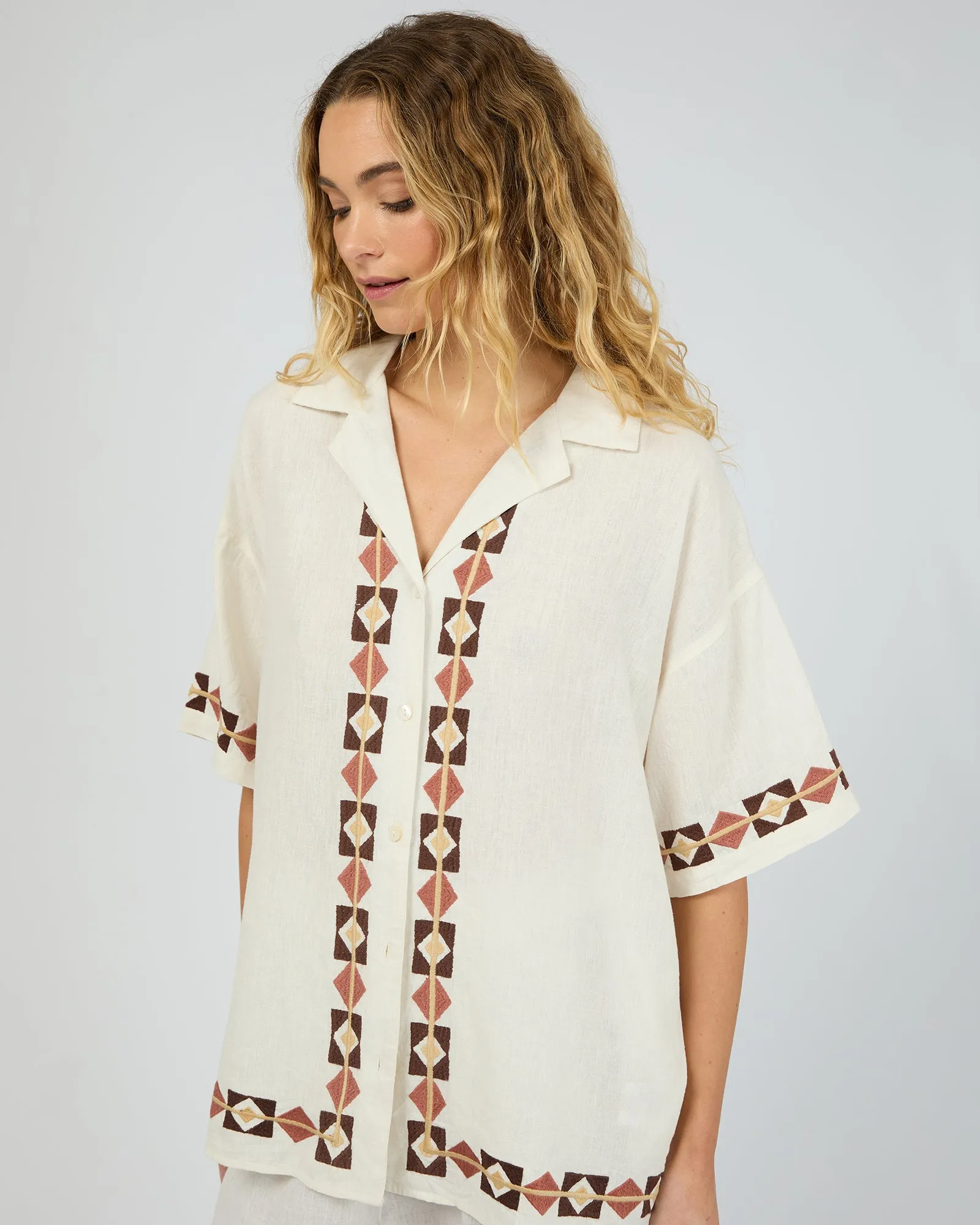Los Cabos Shirt Vintage White