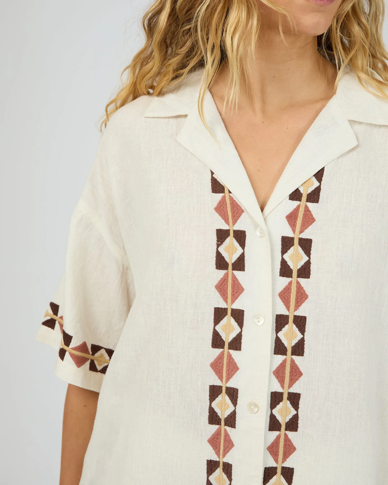 Los Cabos Shirt Vintage White