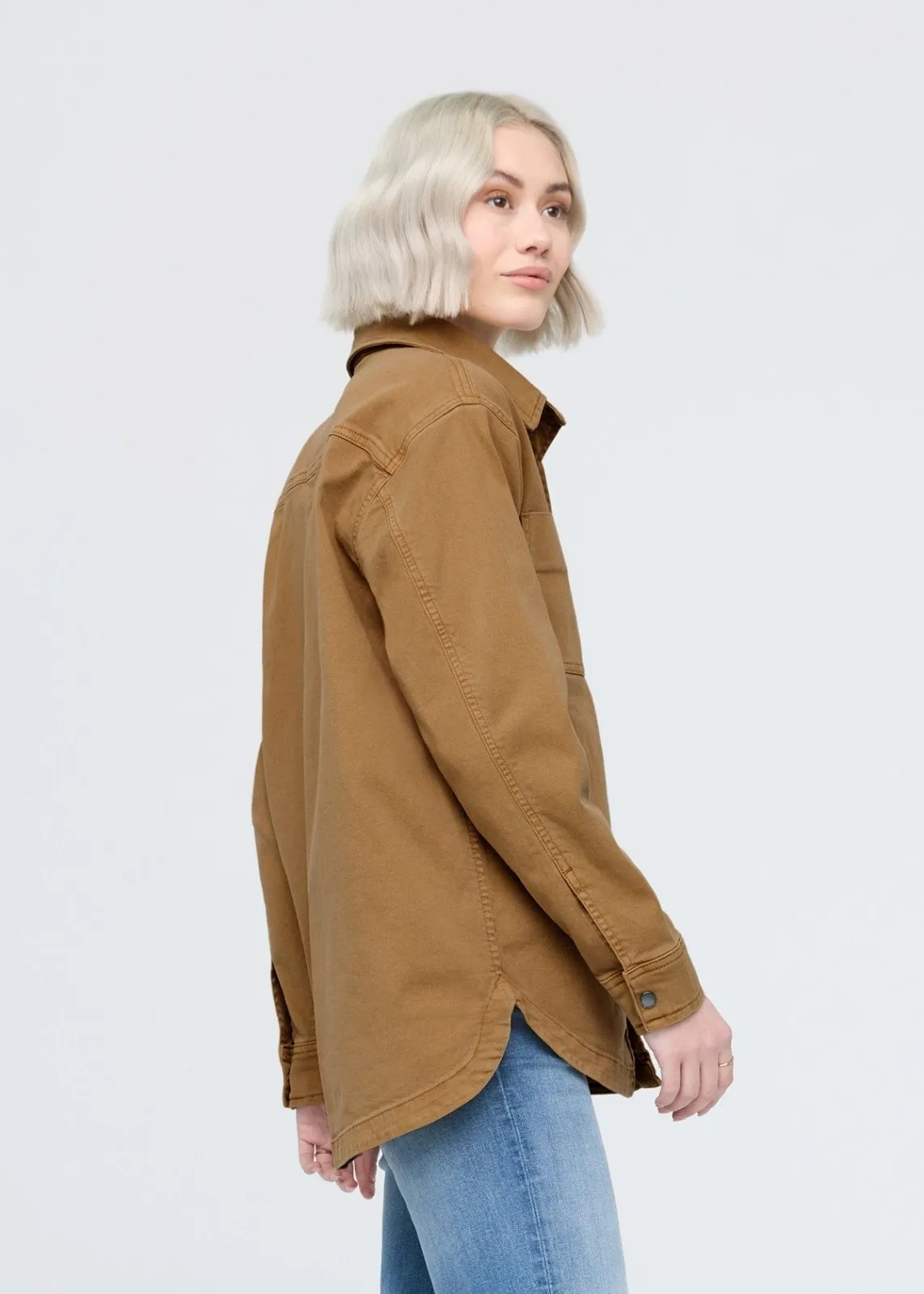 LuxTwill Overshirt -  Camel