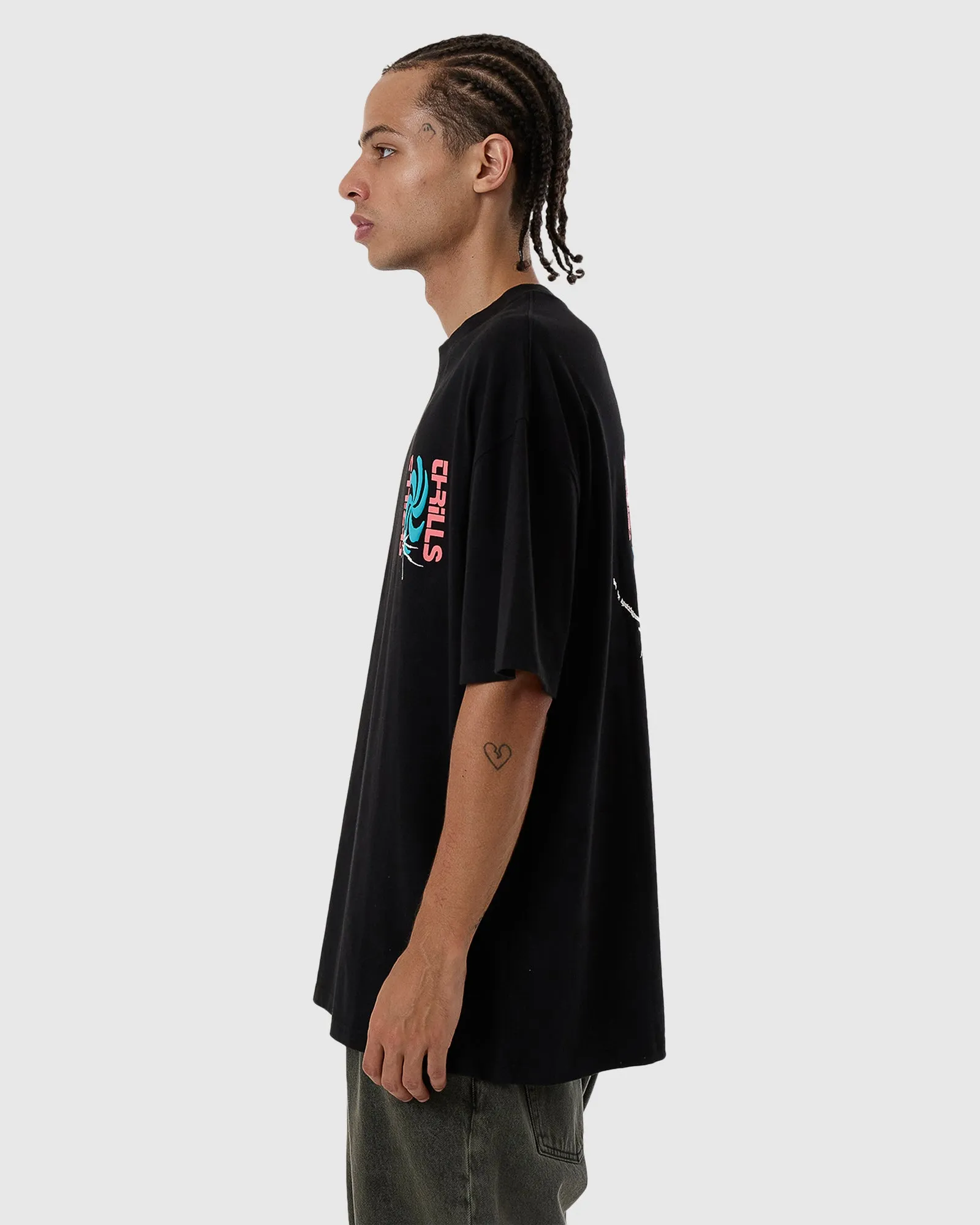 MENS FIRESTARTER BOX FIT OVERSIZE T-SHIRT