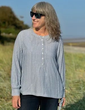Milano Blue Stripe Shirt