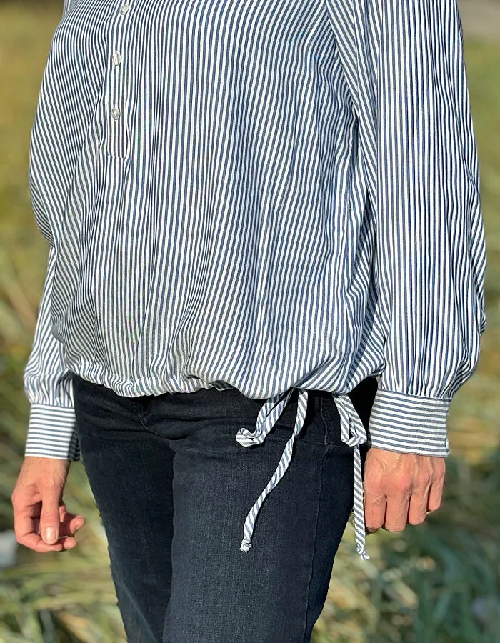Milano Blue Stripe Shirt
