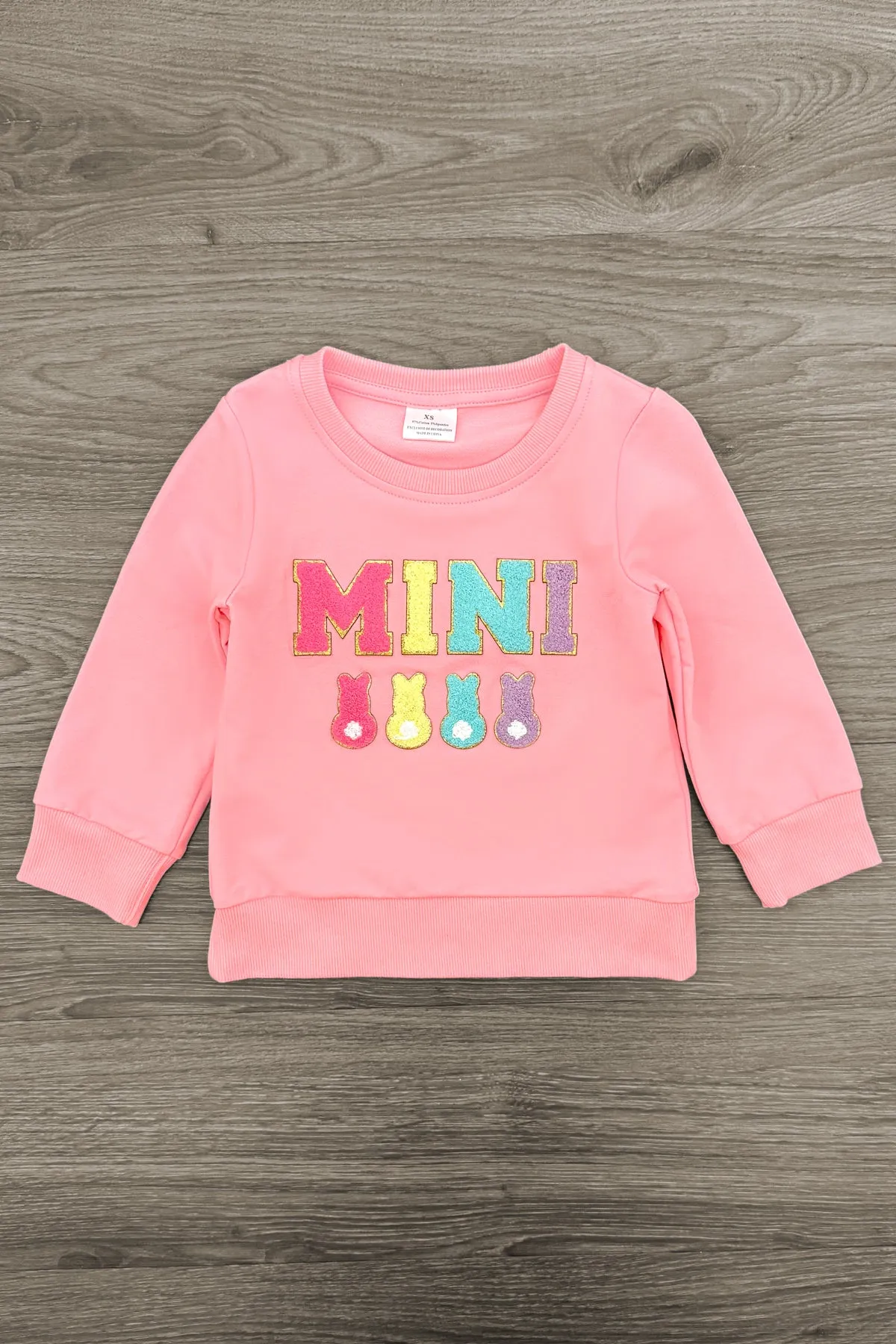Mom & Me - "Mama & Mini" Pink Peep Top