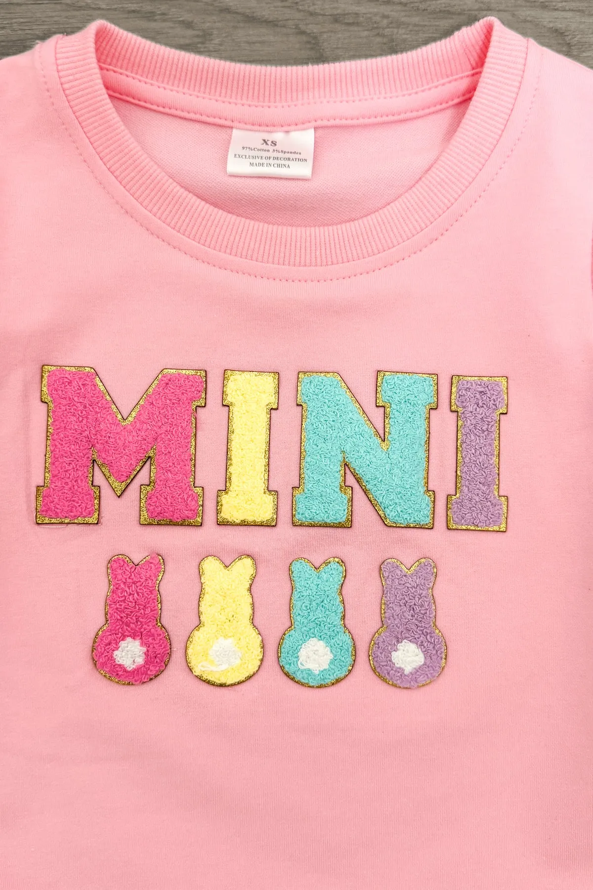 Mom & Me - "Mama & Mini" Pink Peep Top