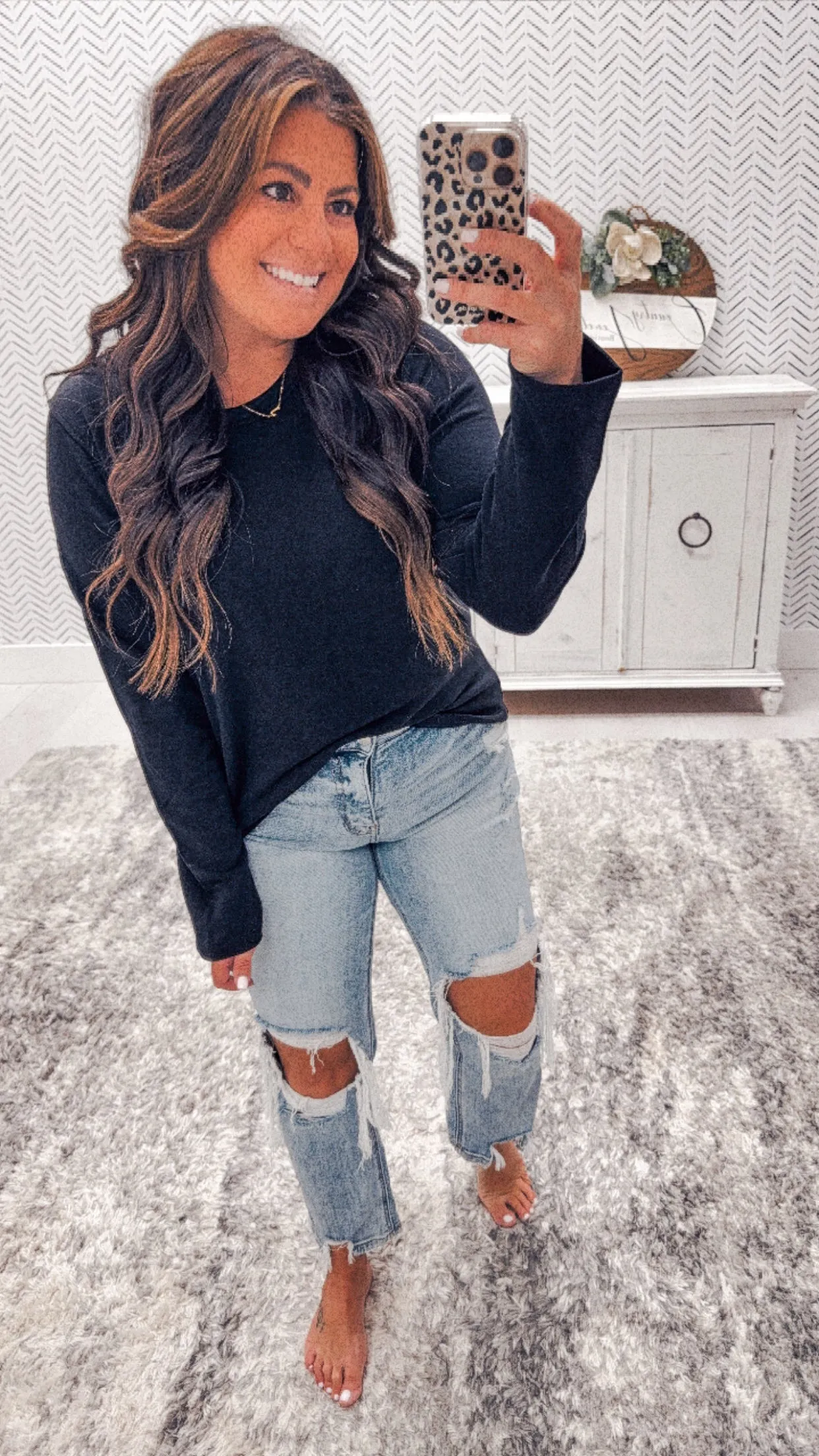 Multiple Colors - Mono B Elevated Long Sleeve Tops
