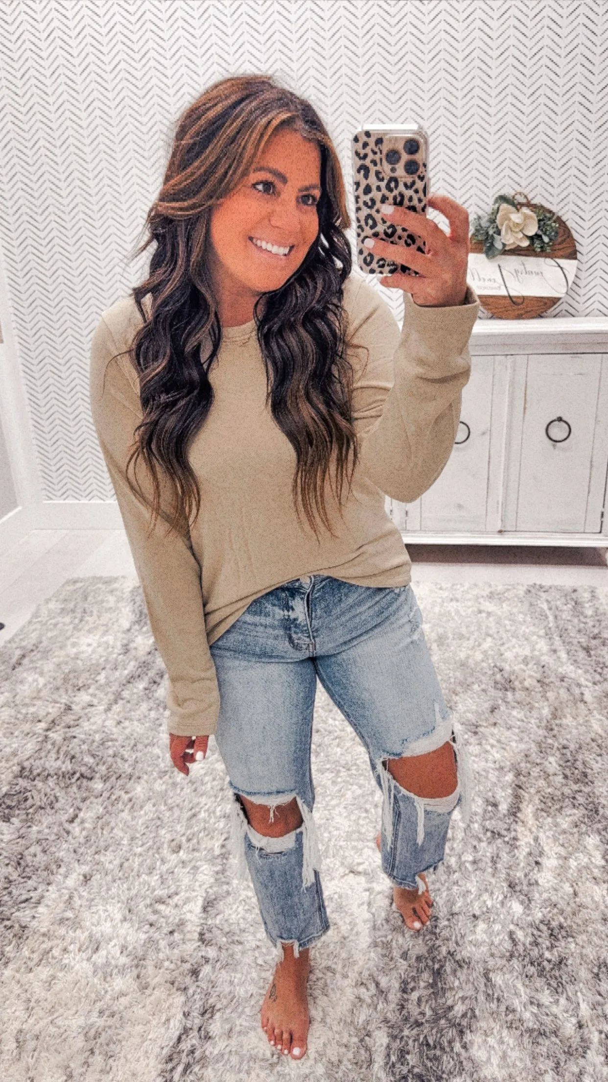 Multiple Colors - Mono B Elevated Long Sleeve Tops