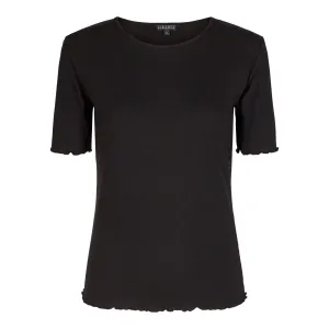 NATALIA-SS-BLOUSE - BLACK