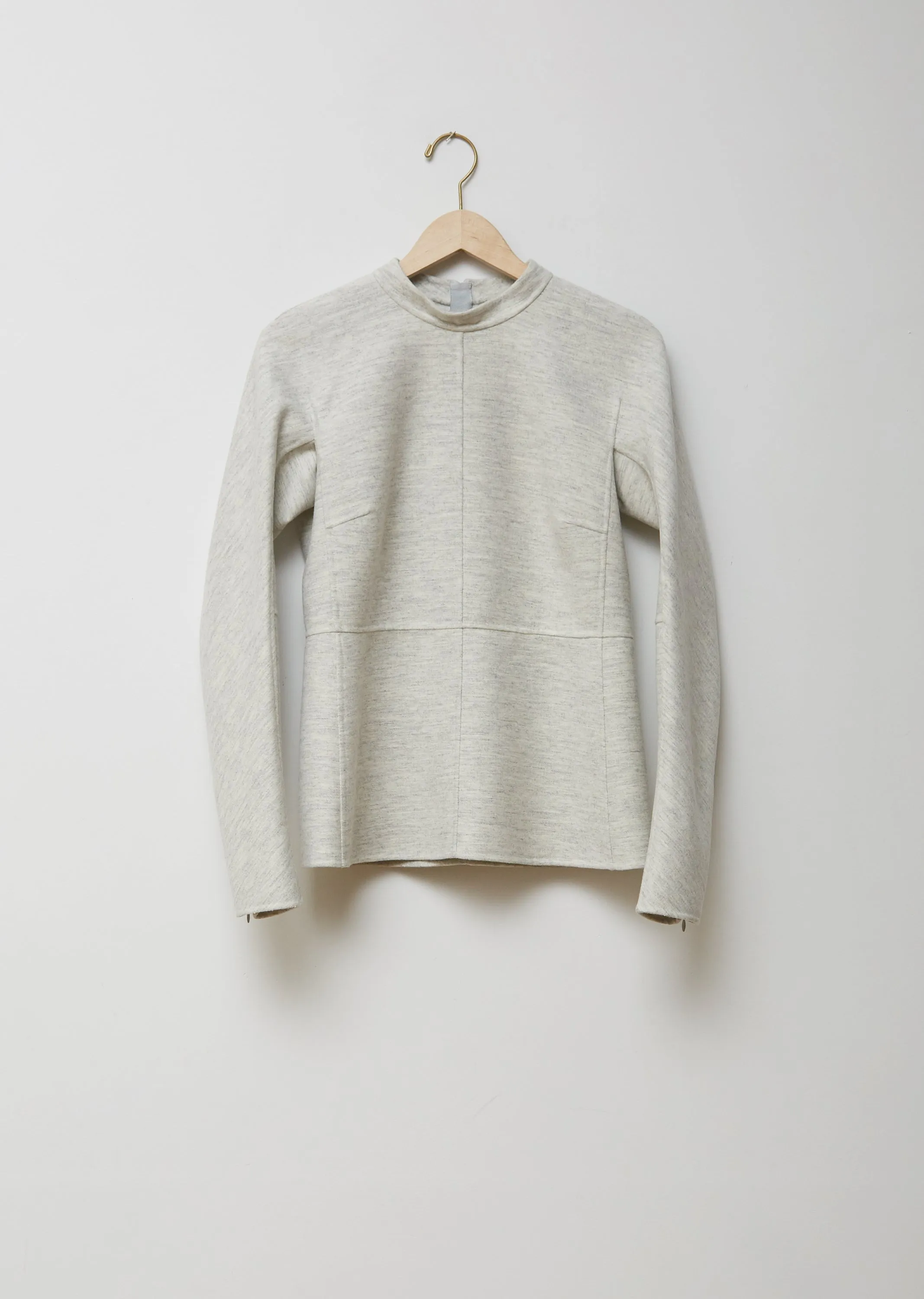 Paneled Soft Wool Top