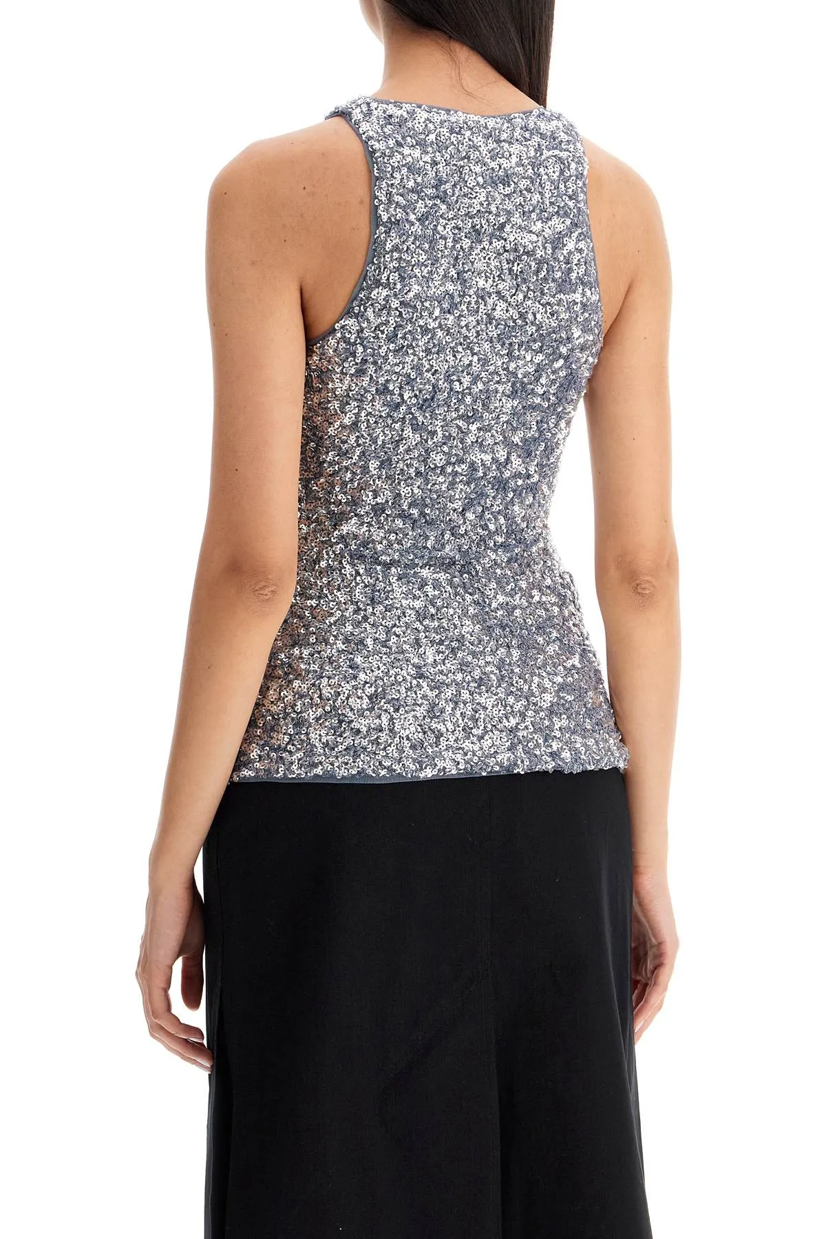 "3d sequin top