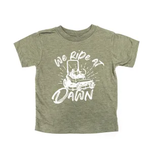 Riding Lawn Mower - We Ride at Dawn - Child Shirt