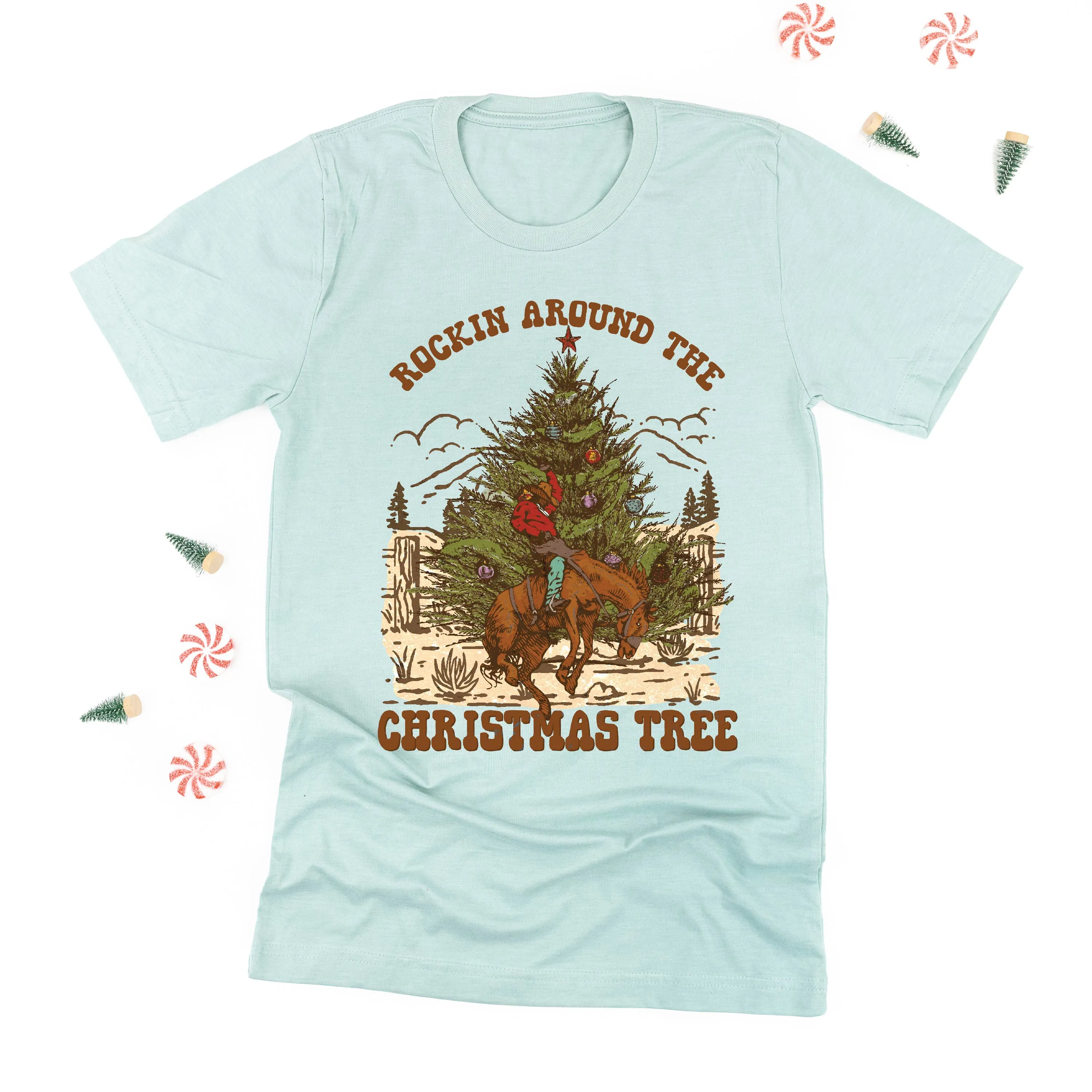 Rockin Around The Christmas Tree - Unisex Tee
