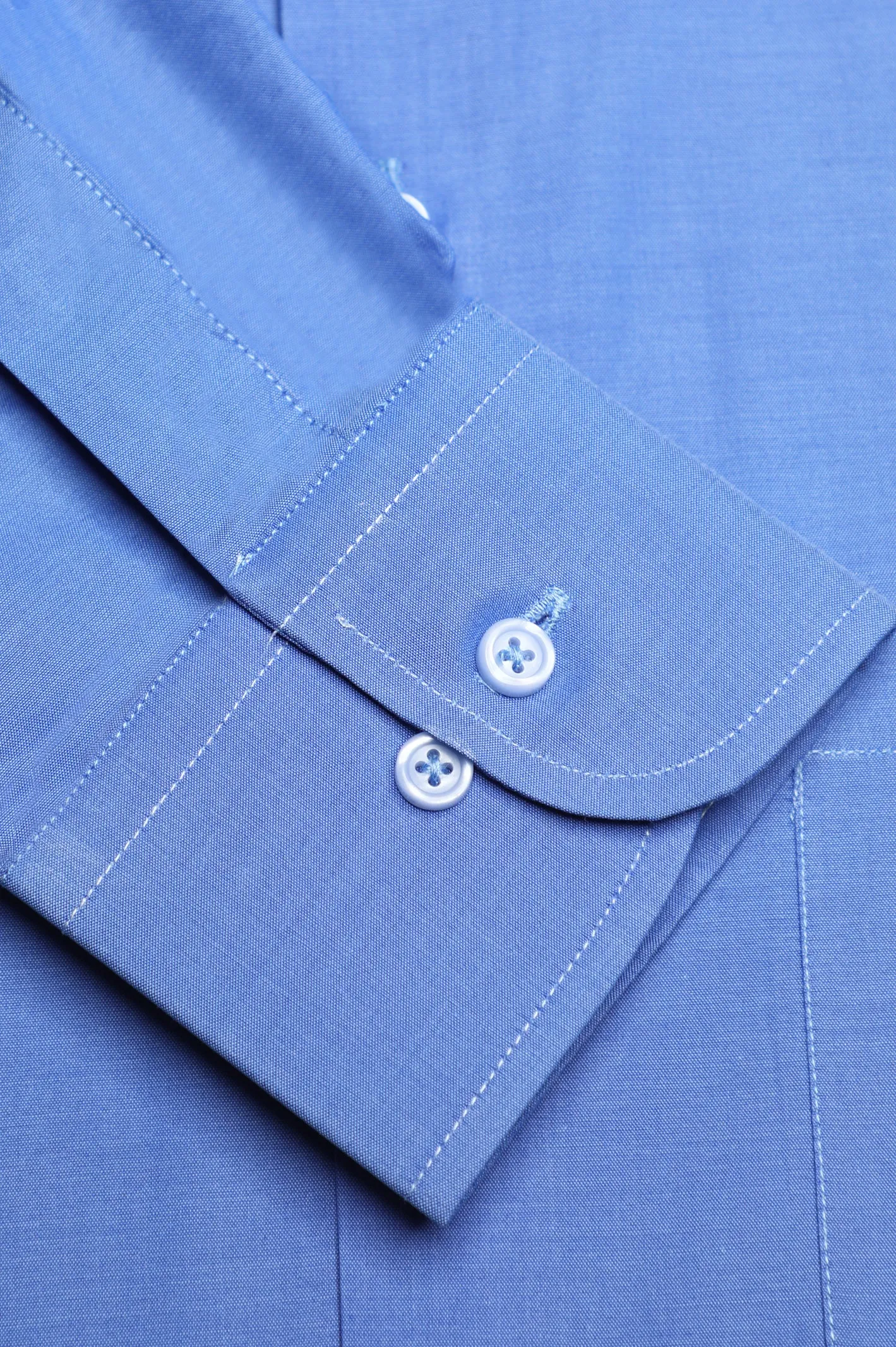 Royal Blue Plain Formal Autograph Shirt