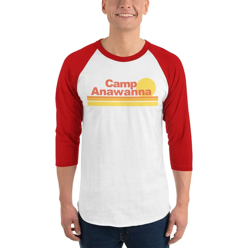 Salute Your Shorts Camp Anawanna Sunrise Unisex 3/4 Sleeve Raglan Shirt