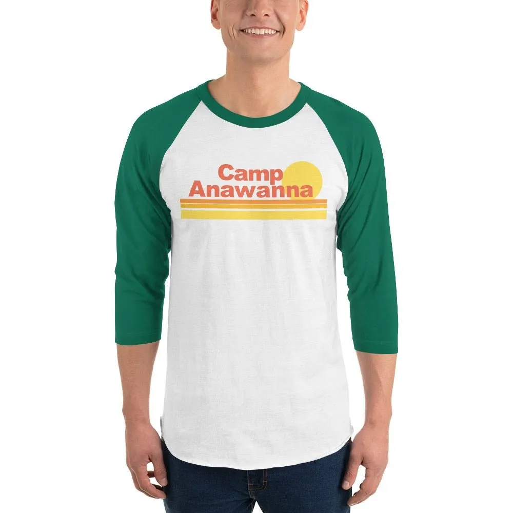 Salute Your Shorts Camp Anawanna Sunrise Unisex 3/4 Sleeve Raglan Shirt