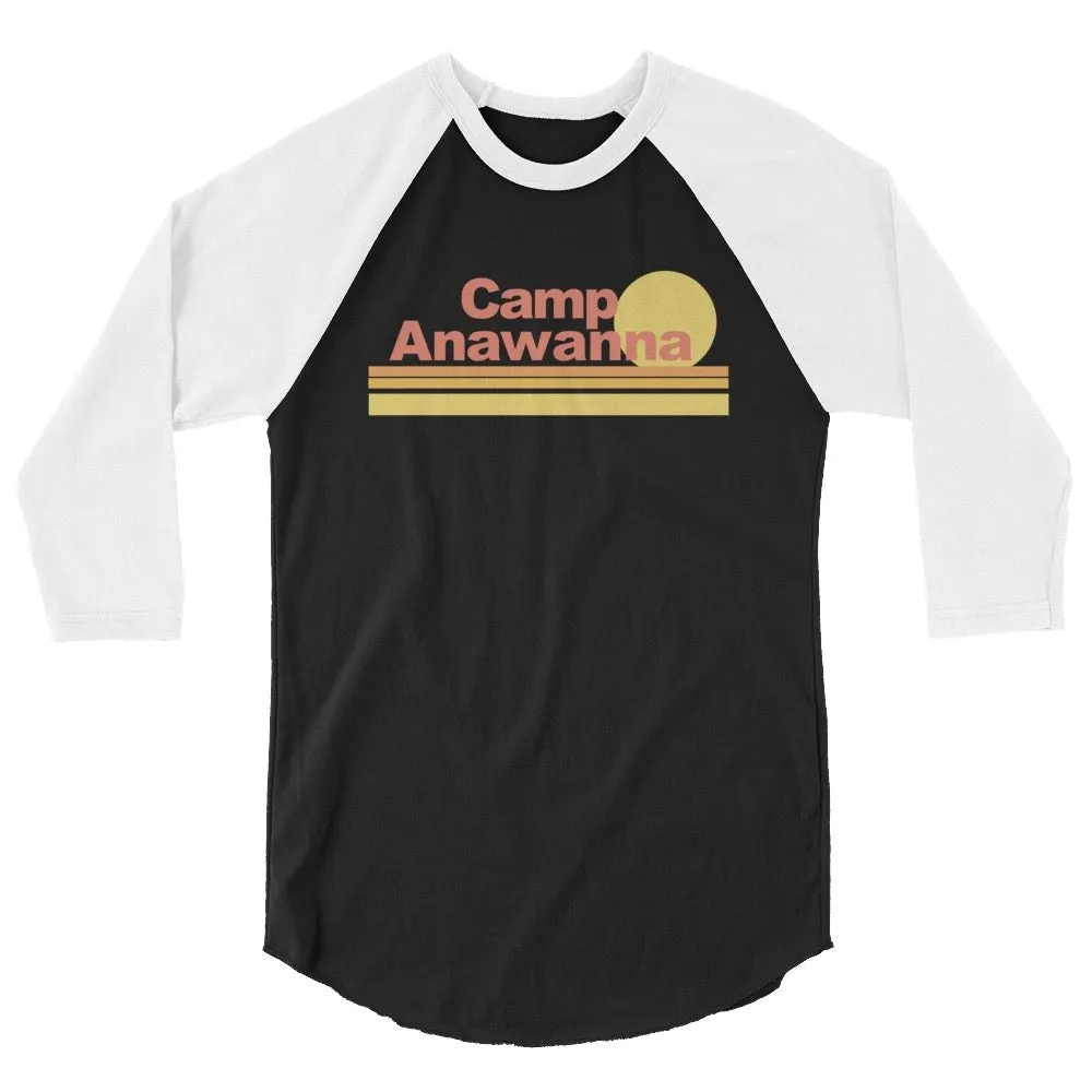 Salute Your Shorts Camp Anawanna Sunrise Unisex 3/4 Sleeve Raglan Shirt