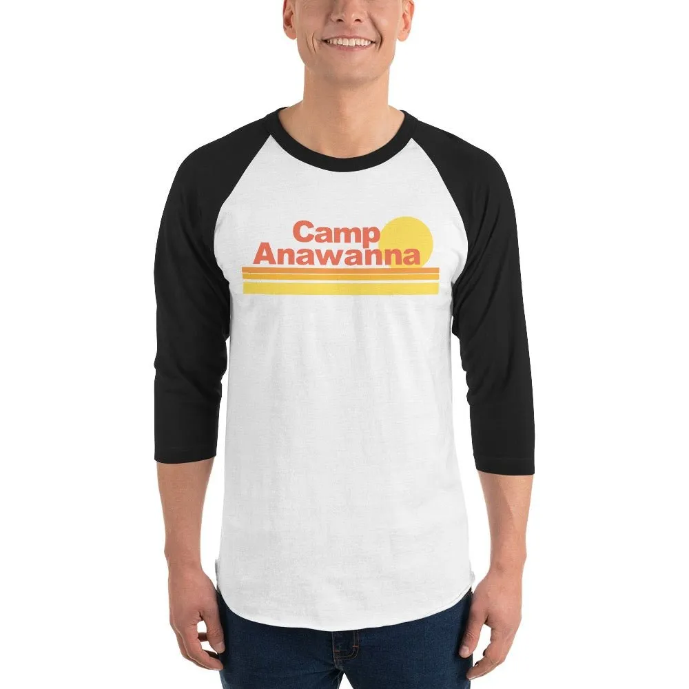 Salute Your Shorts Camp Anawanna Sunrise Unisex 3/4 Sleeve Raglan Shirt