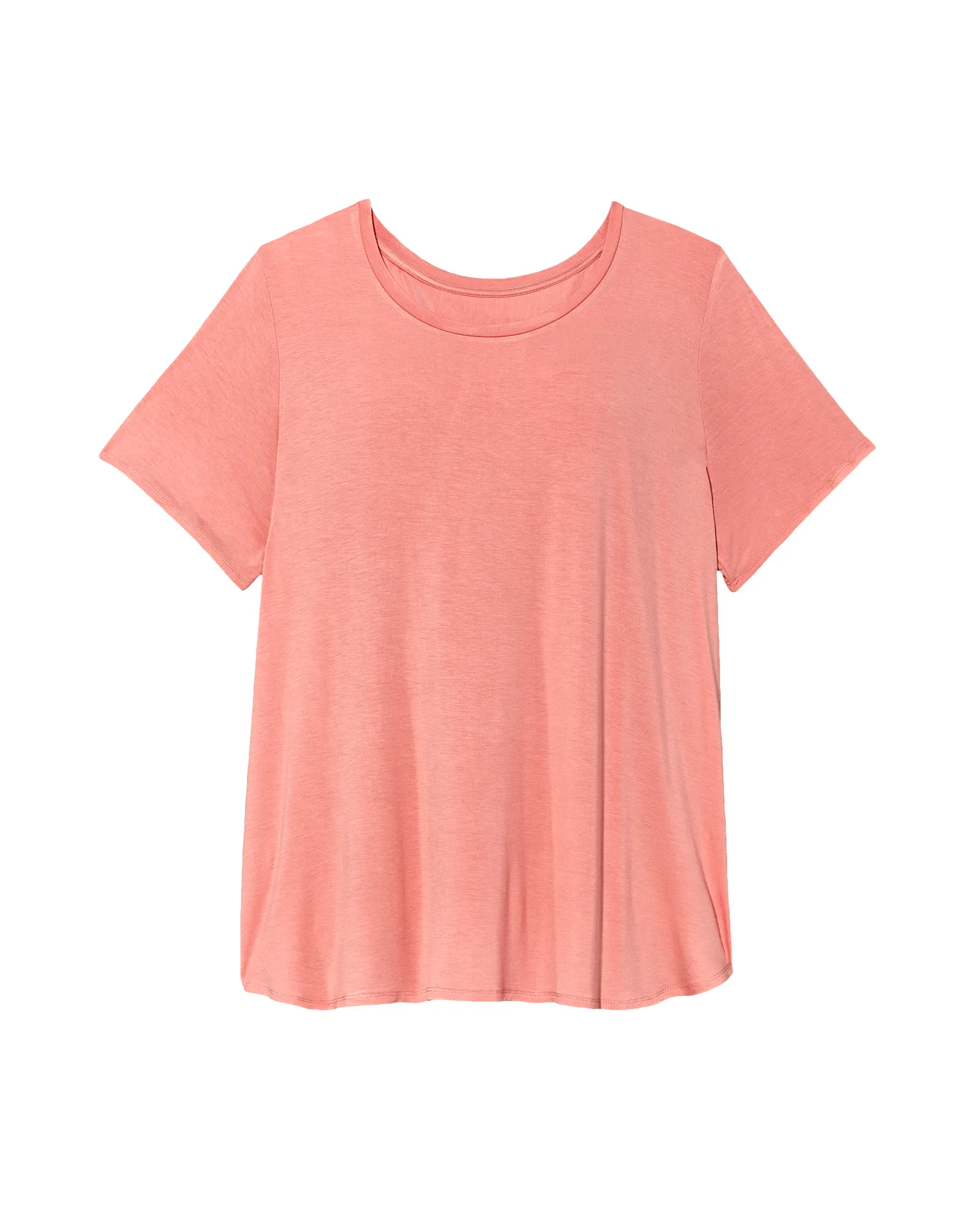 Sara Pleat Back Tee | Pink