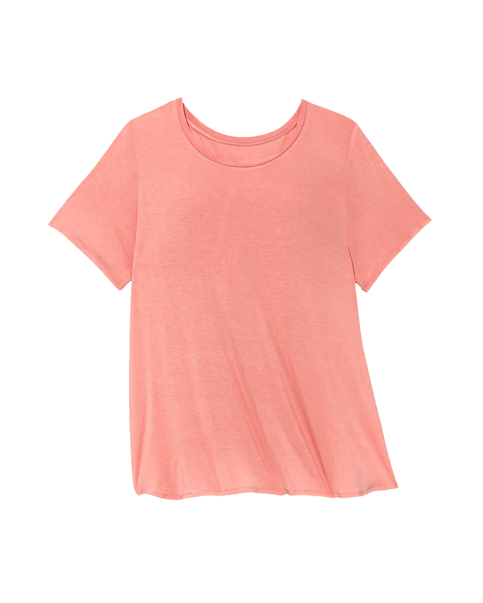 Sara Pleat Back Tee | Pink