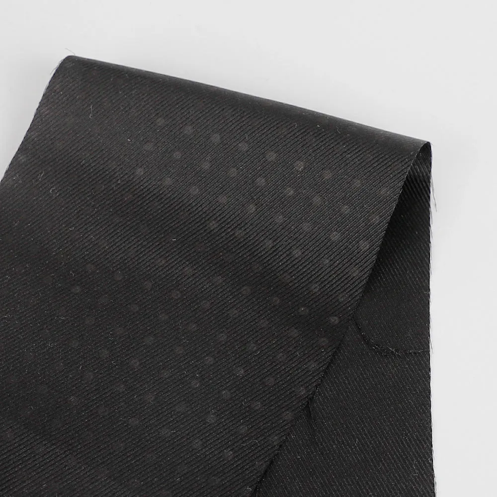 Shadow Spot Silk Twill - Black