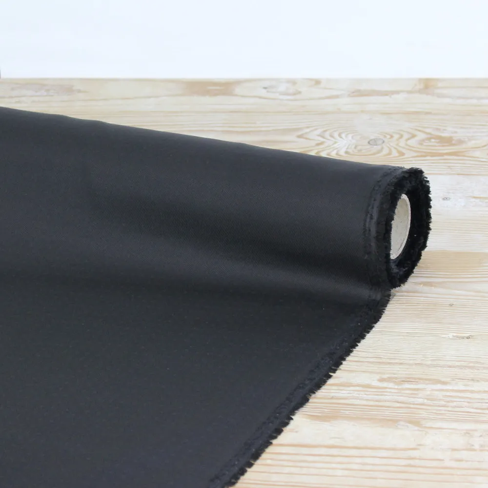 Shadow Spot Silk Twill - Black