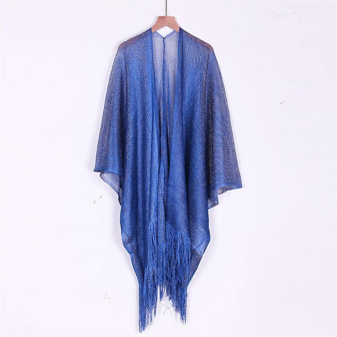 Sheer Knitted Boho Tunic Cover Up