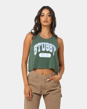 Stussy Women's Collegiate Relaxed Tank Top Forest