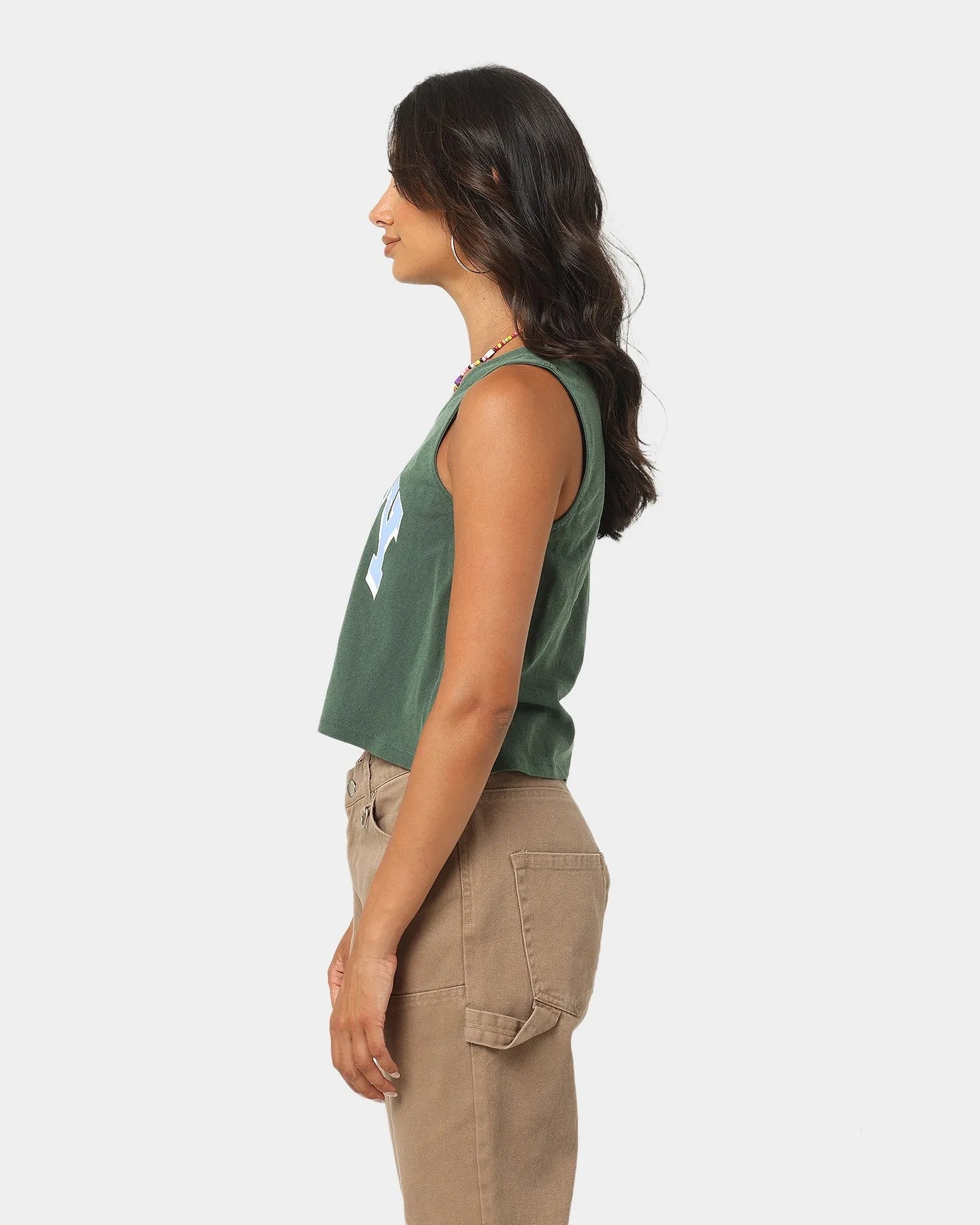 Stussy Women's Collegiate Relaxed Tank Top Forest