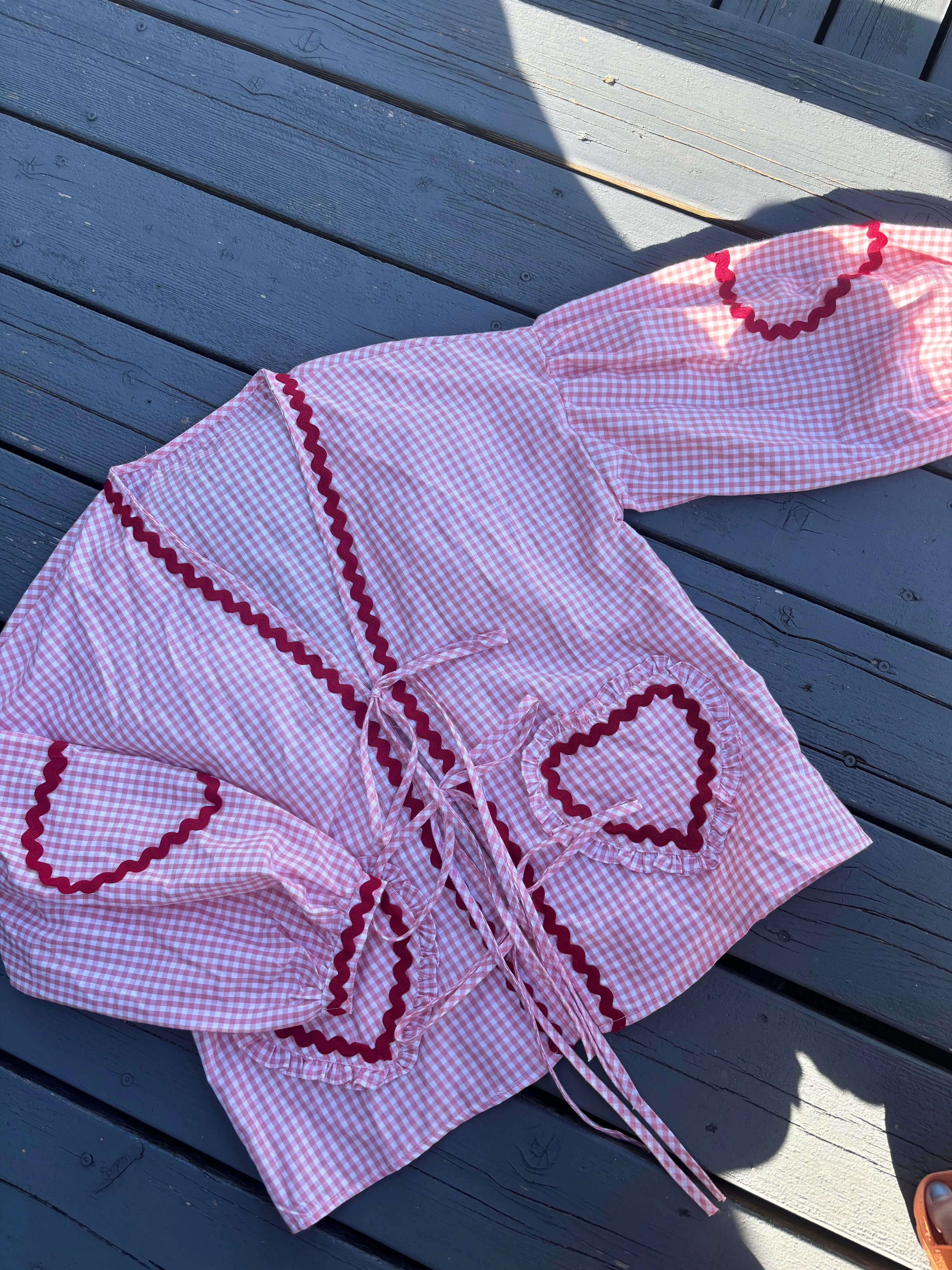 Summer Valentine Tie Blouse