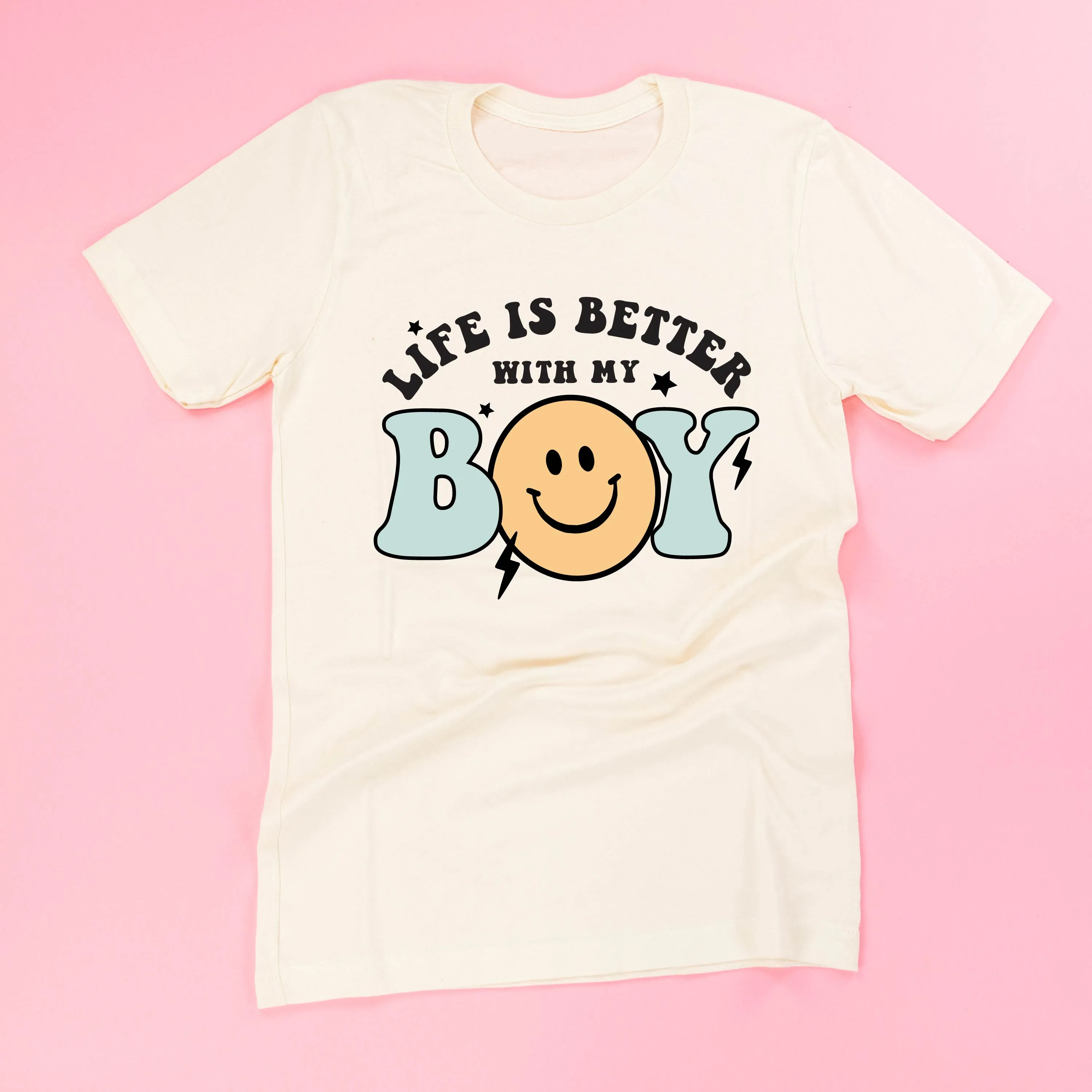 THE RETRO EDIT - Life is Better with My Boy (Singular) - Unisex Tee